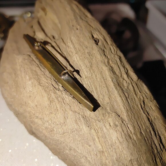 Antique Micro Mosaic Floral Bar Brooch Pin Gold Tone Italy Handmade Jewelry - Picture 13 of 16